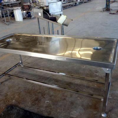 Chicken Eviscerating Table for Poultry Processing Line in Chicken Slaughterhouse