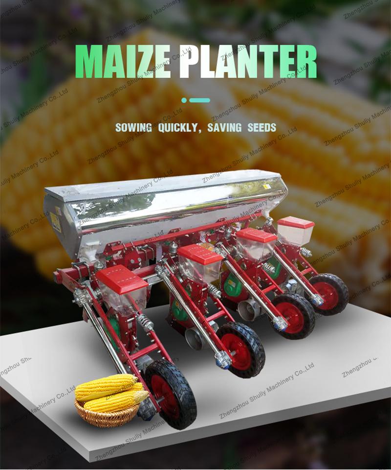 Corn Planter 2 Row Corn Planter Monocultor Corn Seeder for Walking Tractor