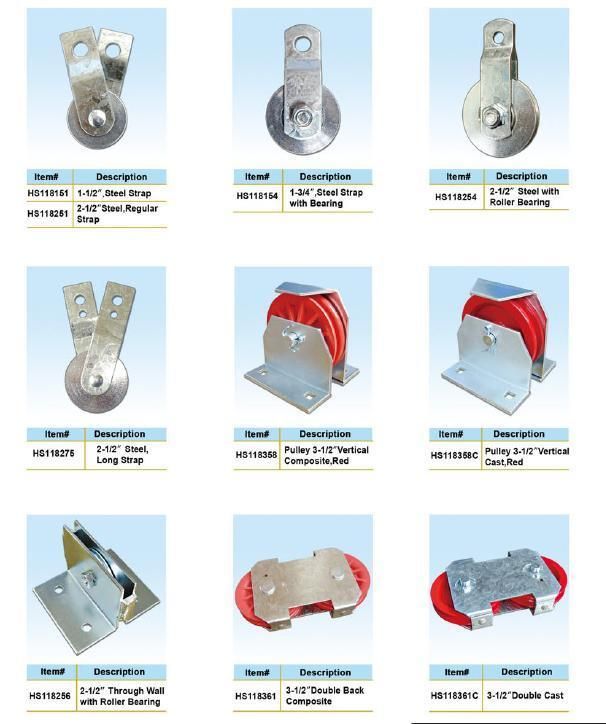Steel Pulley 1-1/2" with Roller Bearing