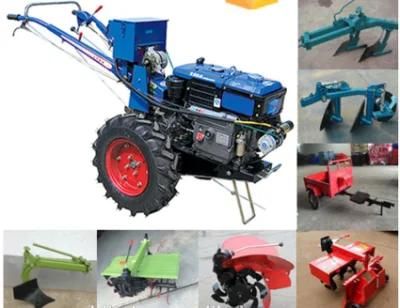 CE China Factory Mini Motocultor Diesel Prices Power Weeder Tiller Cultivator Tractor Rotary Dicher Parts