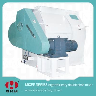 High Efficiency Double Shaft Mixer Feed Machine