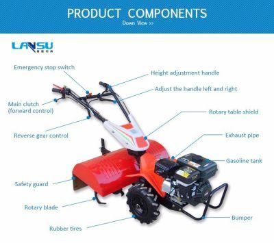 Tilling Machine Farm Cultivator Price Petrol Rototiller Garden Mini Tiller Cultivator