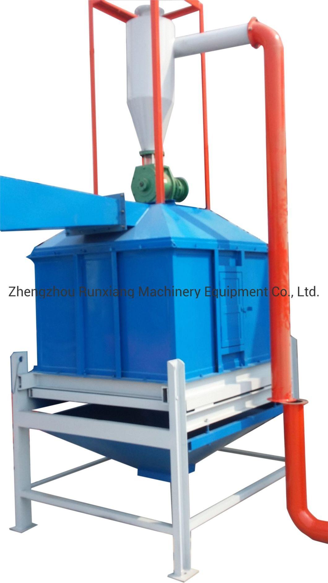 Vertical Counter Flow Wood Pellet Cooler Wind Cooling Machine