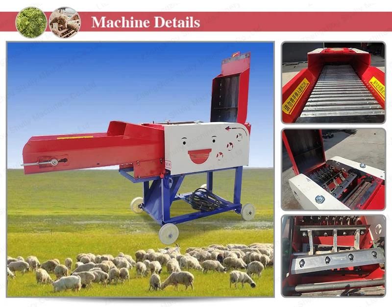 High Quality Electric Motor or Diesel Engine Chaff Cutter Machine Manufacturer