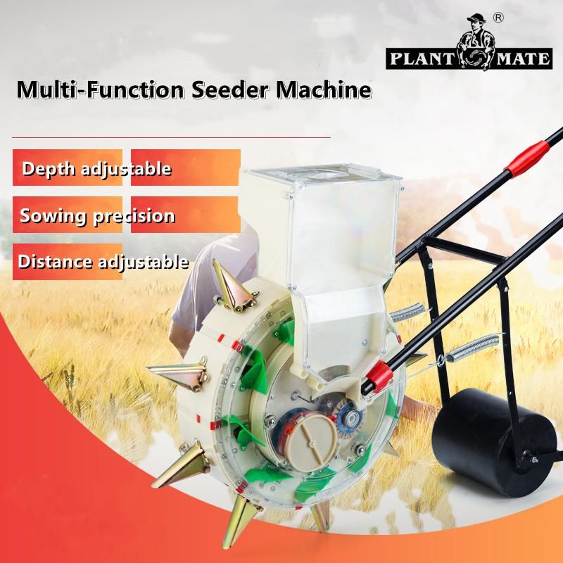 Agriculture Farm Tools Hand Push Portable Single Row Corn Beans Peanut Seeder Planter Machine