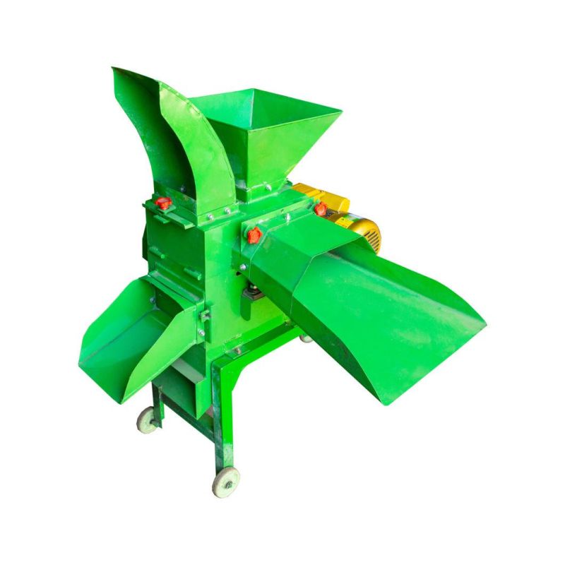 Electric Gasoline Diesel Driven Animal Feed Fodder Chopper Chaff Hay Cutter