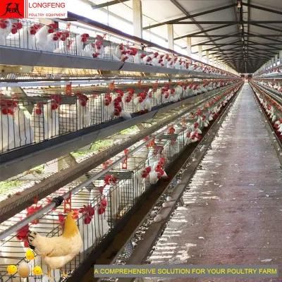 Longfeng Manure Belt Removing Hopper Trolley Cart Good Price 1980mm*2200mm*2000mm Chicken Cage