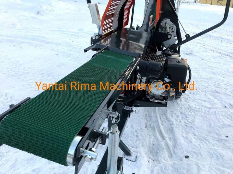 20 Ton Engine Powered Cutting Diameter 38 Cm Ce Approved Log Splitter, Automatic Log Splitter