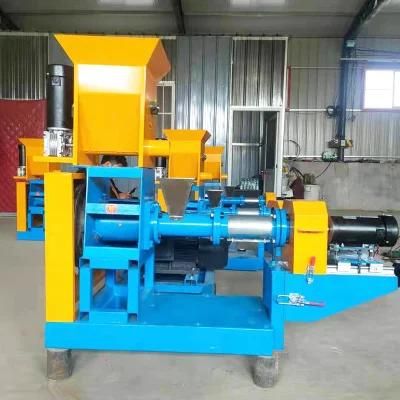 Dry Animal Floating Fish Feed Pellet Making Extruder Pet Dog Catfish Food Processing Machine