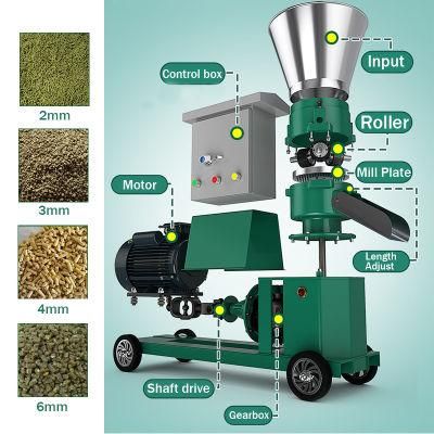 Superworking Performance Small Livestock and Poultry Feed Pellet Mill