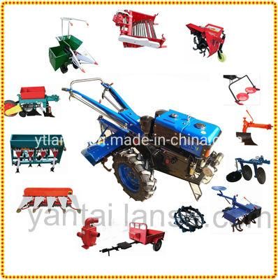 China Mini Diesel Good Quality 8HP 10HP Farm Walking Tractor Electric Farm Tractor