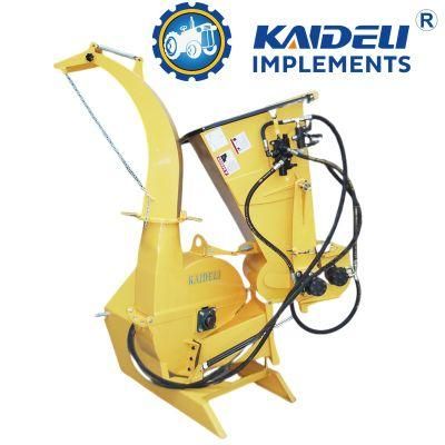 Industrial Wood Chipper Hydraulic Feed 3 Point Hitch