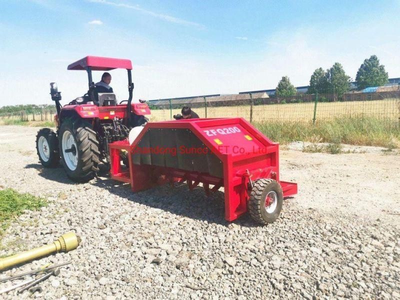 Tractor Mounted Dairy Cow Dung Compost Windrow Turner