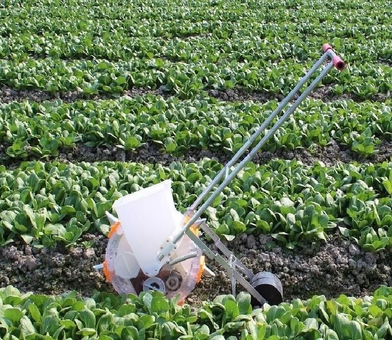 Hand-Pushed Corn Planter Seeder for Planting Peanuts and Soybeans