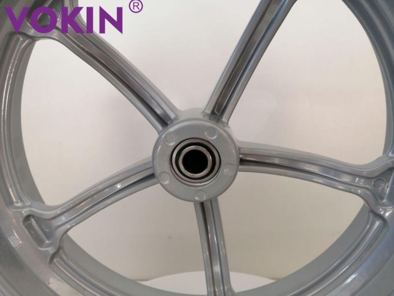 4.5" X 16" (113 X 405mm) Aluminum Rim with Semi-Pneumatic Tyre and Wheel