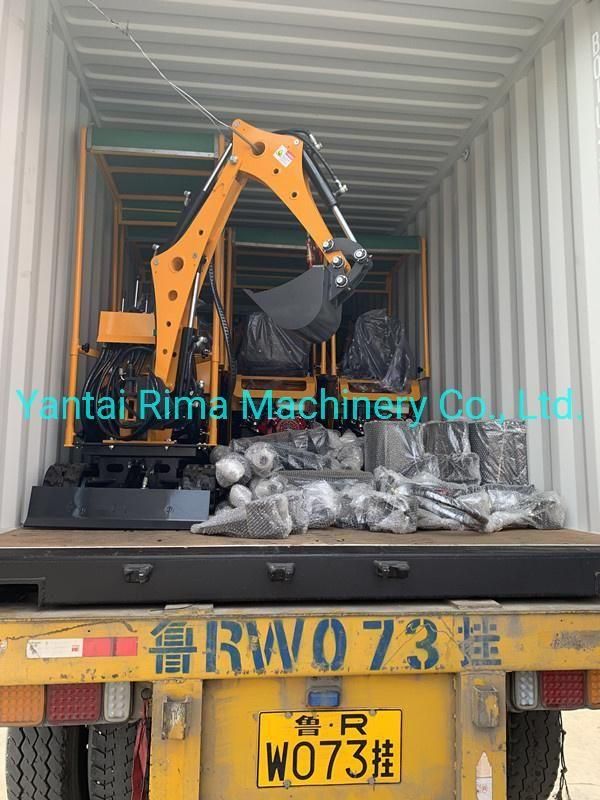 Rima Wheel Loader Machine Mini Excavator with CE