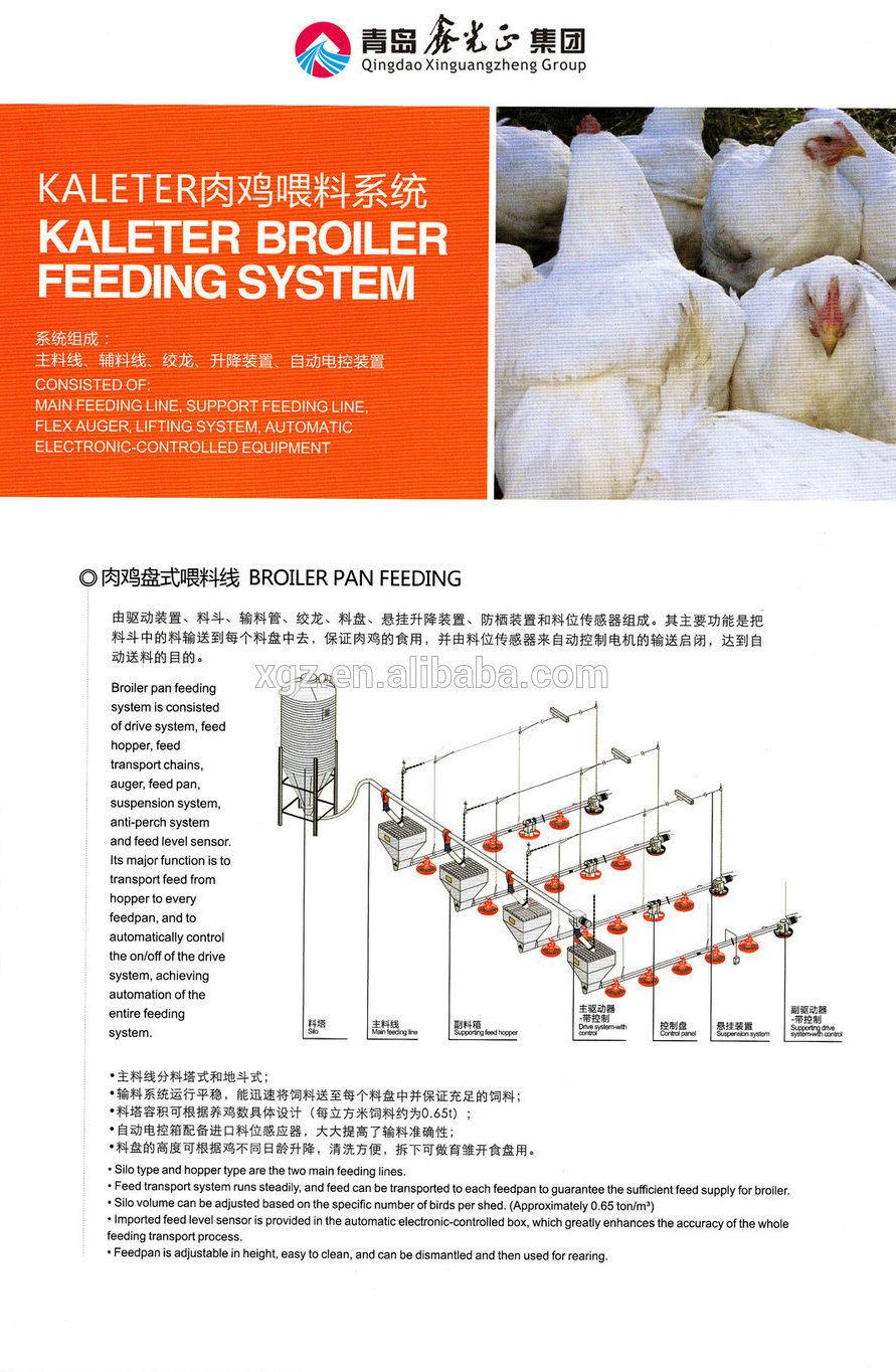 Xinguangzheng Automatic Poultry Farm Mechanical Equipment for Broiler Chicken