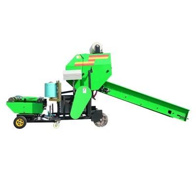 CE Fully Automatic Maize Corn Silage Packing Hay Grass Baler Machine