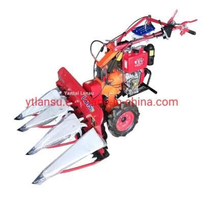 Agricultural Machinery Mini Corn Stalk Harvesting Maize Picker Combine Harvester