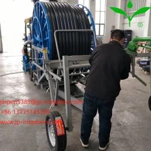 a Retractable Automatic Hose Reel Irrigation System with Hydraulic Drive