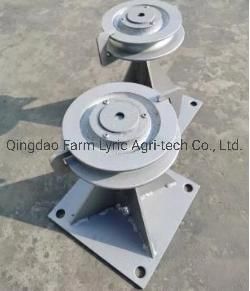 Farm Manure Cleaning Equipment/Stainless Steel Scraper Thickening Corner Wheel