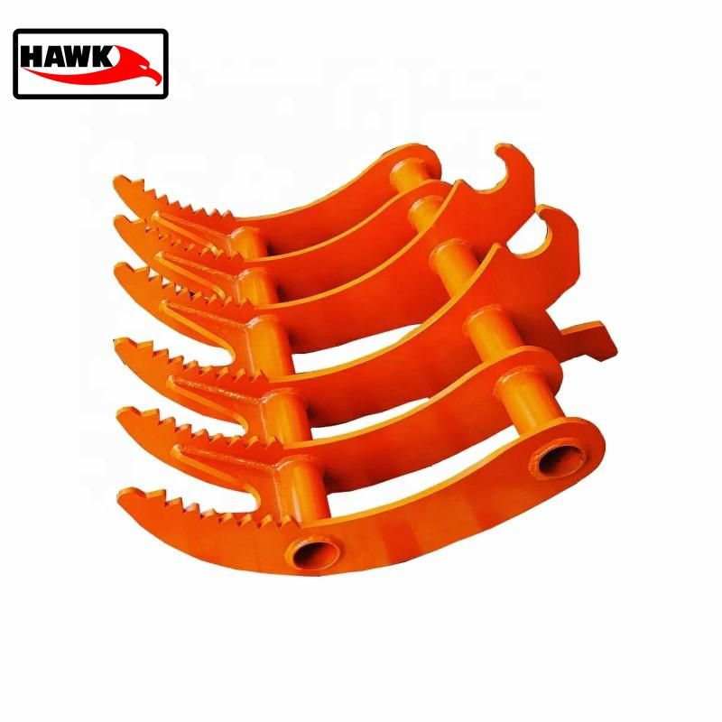 High Drilling Speed Hydraulic Screw Cone Log Splitter for Excavator