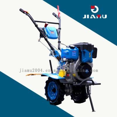 Jiamu GM105fcs D with GM175 All Gear Aluminum transmission Box Recoil Start Diesel D-Style Tiller