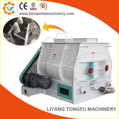 Industrial Double Shaft Animal Poultry Fish Feed Mill Mixer Price