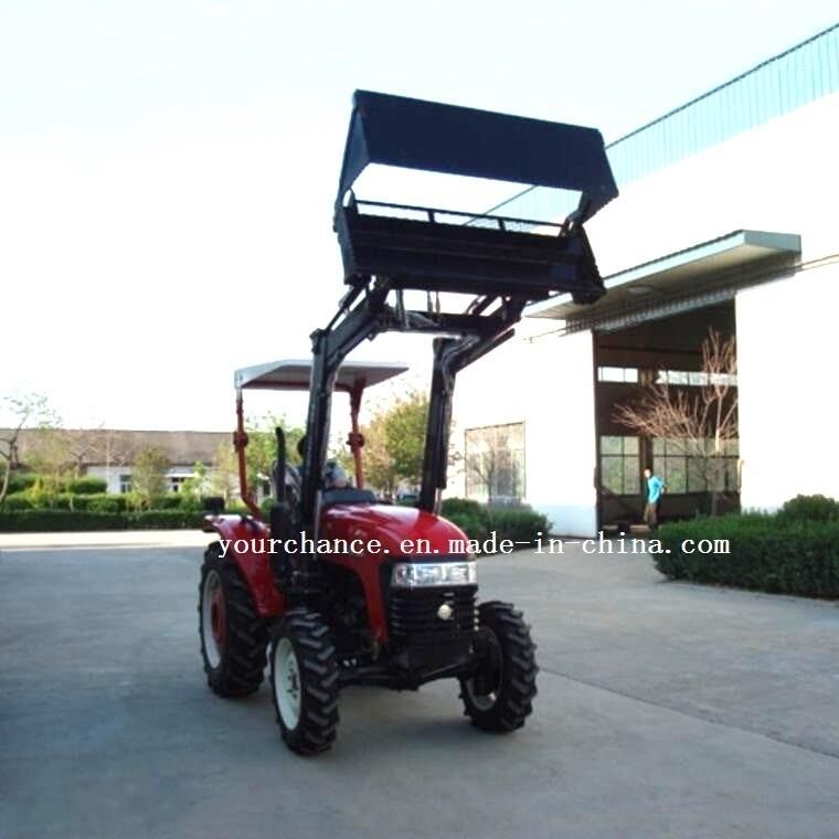 Ce Certificate High Quality Tz04D Multifunctional Front End Loader with 4 in 1 Bucket for 30-55HP John Deere Tractor