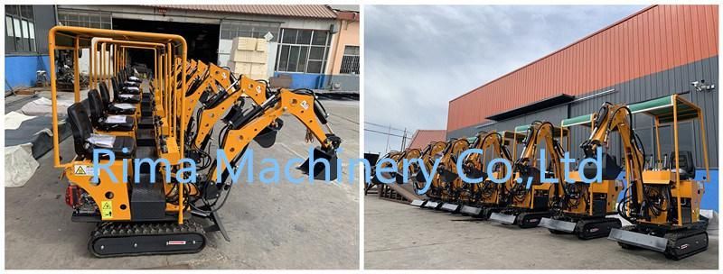 0.8ton Small/ Mini Backhoe / Crawler/ Whee / Hydraulic / Towable/ New / Used Construction Equipment Digger Excavators