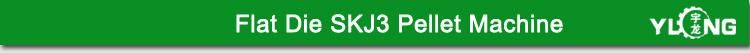 Skj3-350 Flat-Die Type Grass Feed Pellet Machine CE