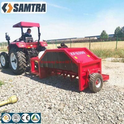 Tractor Mounted Dairy Cow Dung Compost Windrow Turner