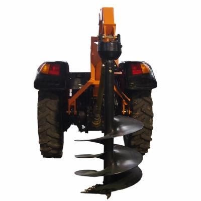 Professional Agricultural Post Hole Digger Tractor Mounted Pto Drive