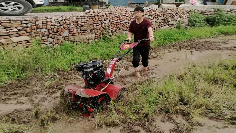 Factory Price Farming Machine Four Wheels Rotary Tiller