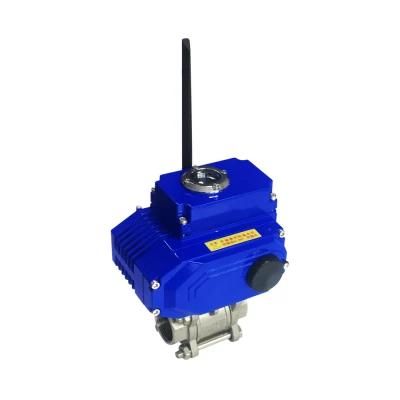 4G Lorawan Mobile Phone Controlled 440V Electric Butterfly Valve