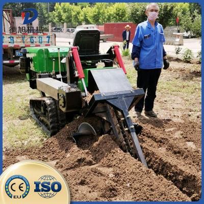 Factory Price Hand Held Mini Trencher Walking Trencher with Max 80cm Depth