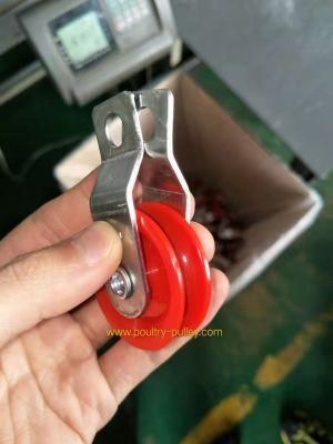 Pulley 3-1/2&quot; Double Bracket Composite