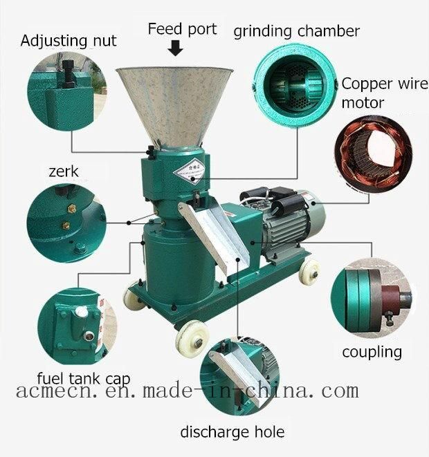 Small Famliy Use Livestock Feed Pellet Making Machine