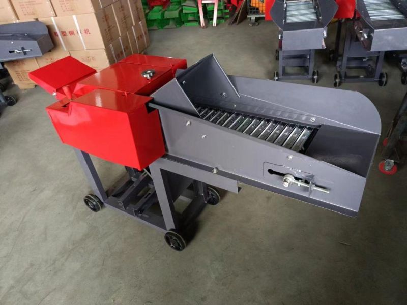 Wet and Dry Forage Grass Cutting Machine for Animals Feed Chaff Cutter Machine