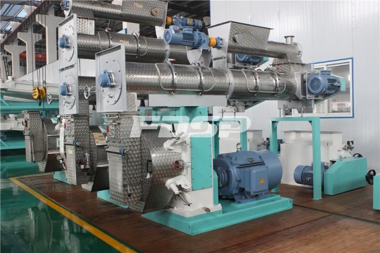 China Chicken Poultry Feed Mill 10tph Feed Pelleting Equipment