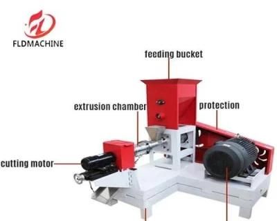 Multipurpose Pet Food Making Machine Line, Dog Cat Food Extruder, Floating Fish Feed Pellet Machine