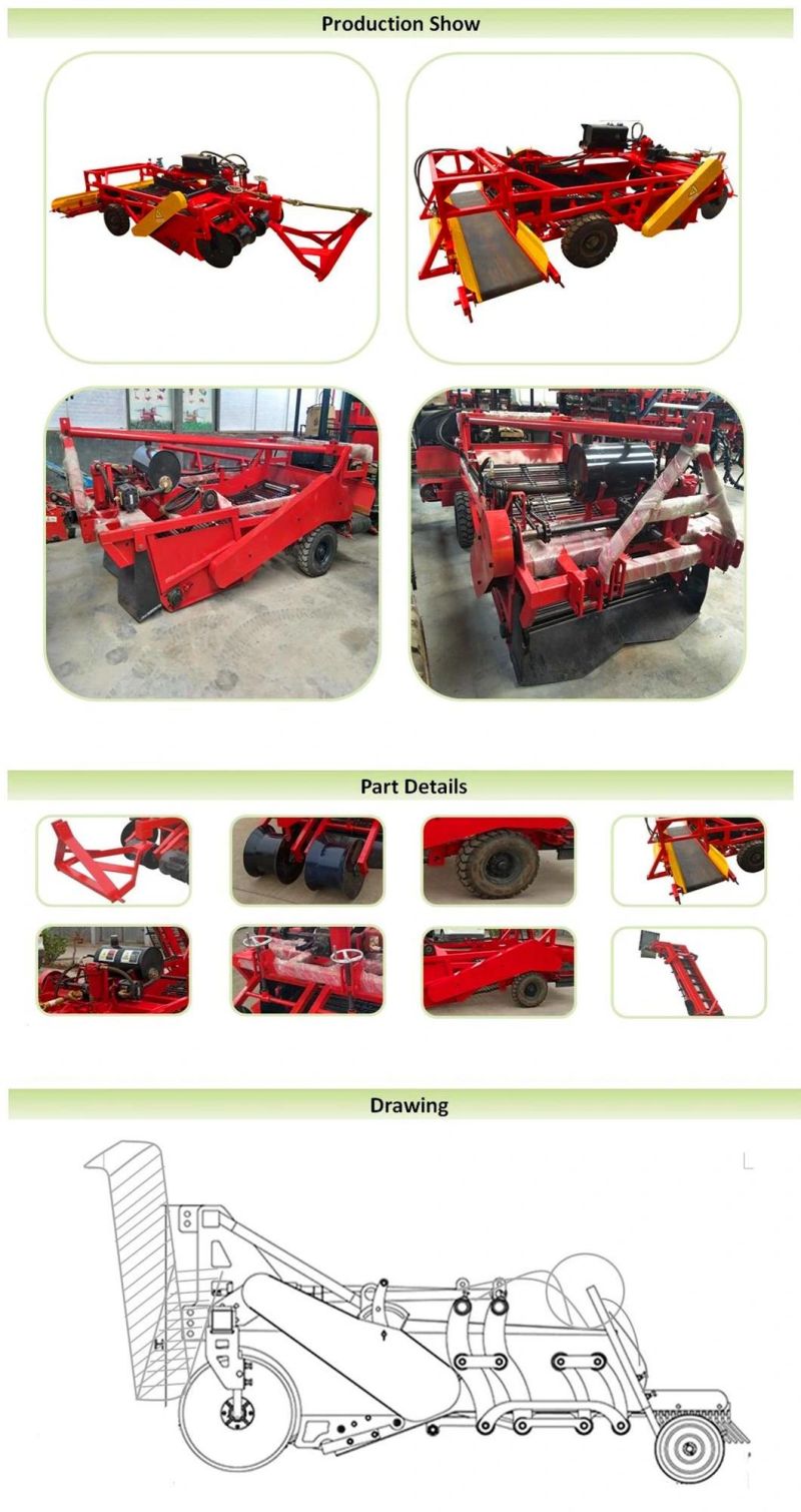 Sweet Potato Harvester / Potato Combine Harvester (factory selling customization)