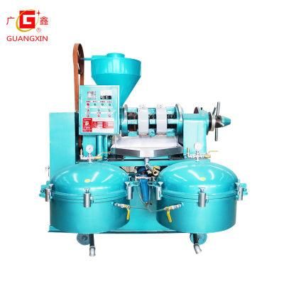 Top Quality Flax Seed Soybean Groundnut Extraction Combined Oil Press with Air Pressure Filter