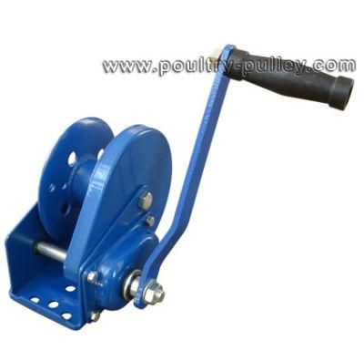 1200lbs Auto Brake Hand Winch, High Strength Hardened Gears