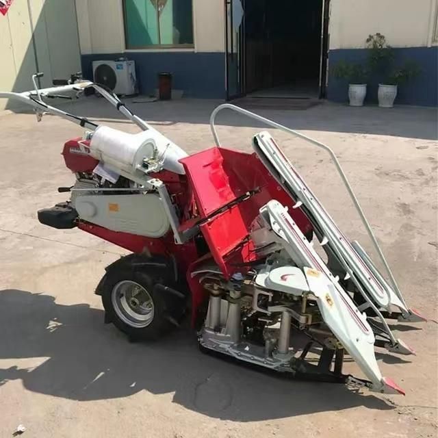 Factory Offer 2 Rows Rice Wheat Reaper Binder Mini Combine Harvester Machine with Good Quality