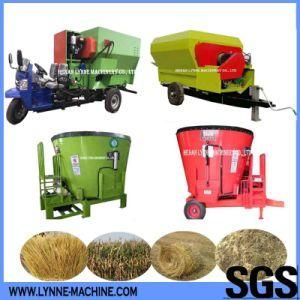 Cattle Cow Feed Cutting Mixer Machine with Baled Dry Hay/Agriculture Straw