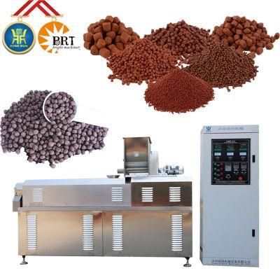 twin screw extruder for fish feed floating fish feed extruder machine