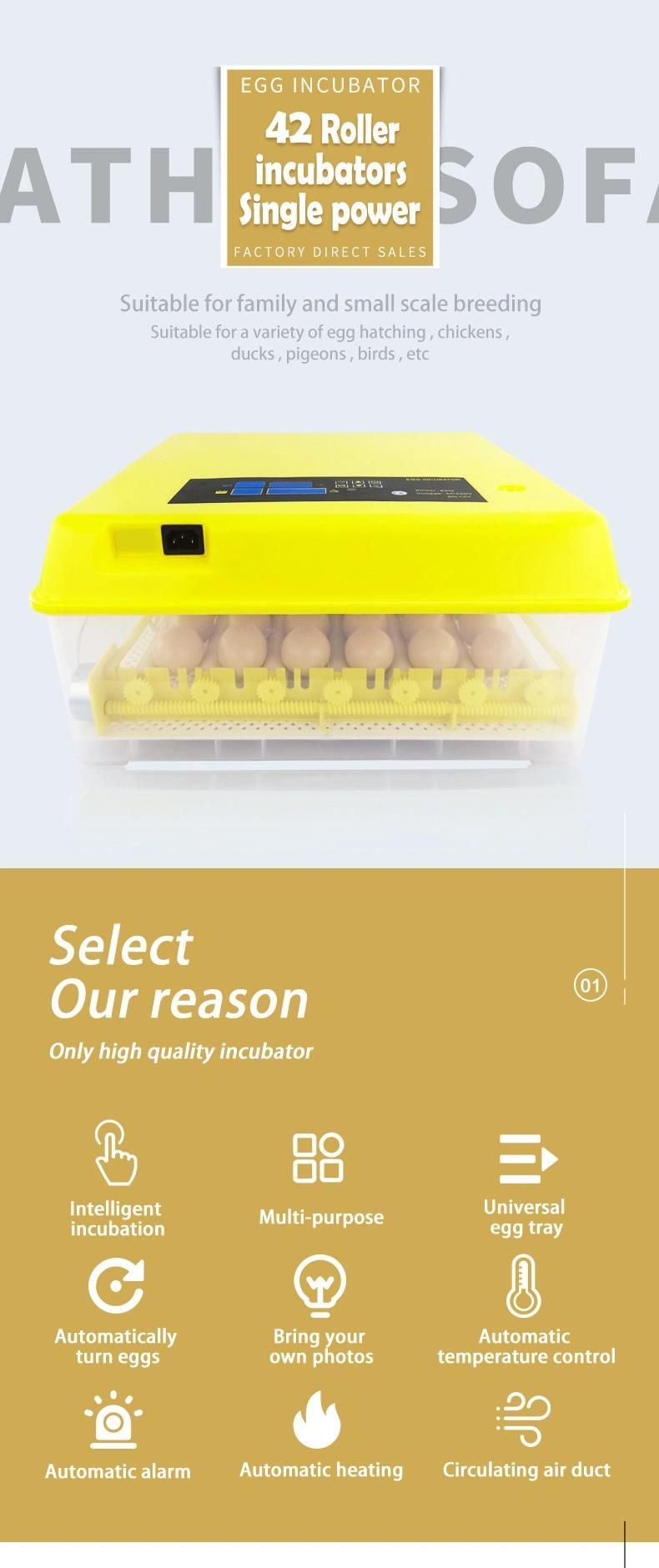 Egg Incubator Egg Hatching Machine/Industry Large Chicken Egg Incubator