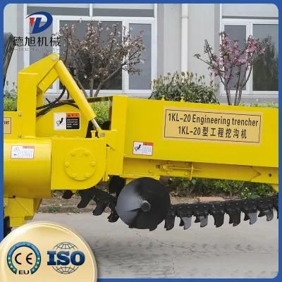 Gasoline Engine Small Trencher Agriculture Trenching Machine