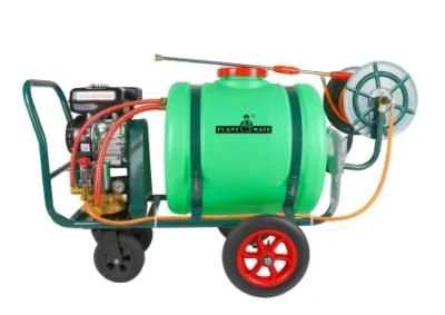 120L Big Tank Trolley Gasoline Engine Power Sprayer with Hose Reel